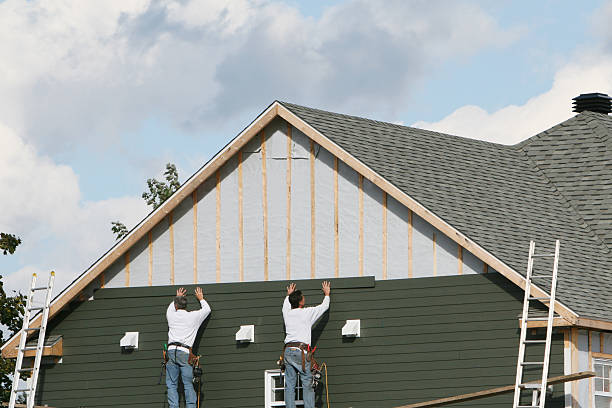 Professional Vinyl Siding technician working in Fairplay, GA